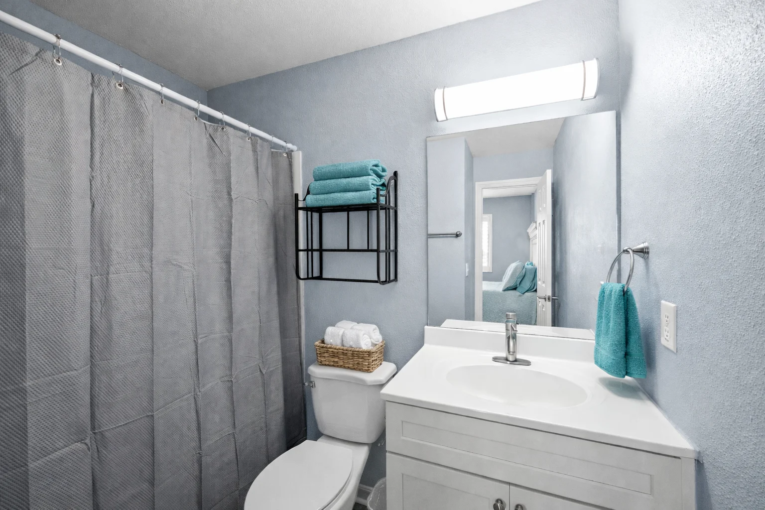 Bathroom with a tub and shower, Emerald Dreams