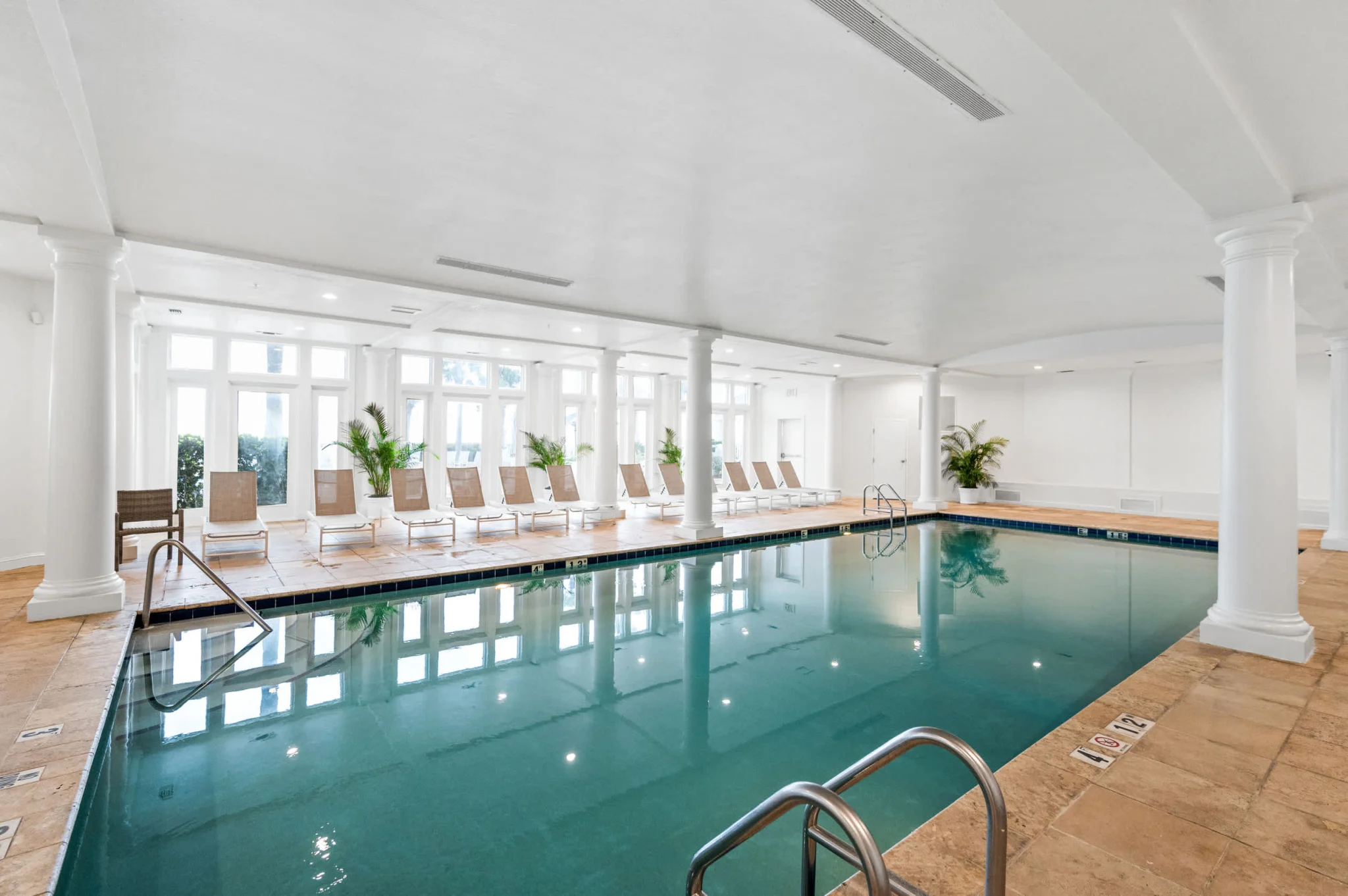 Indoor resort pool, High Tide Penthouse