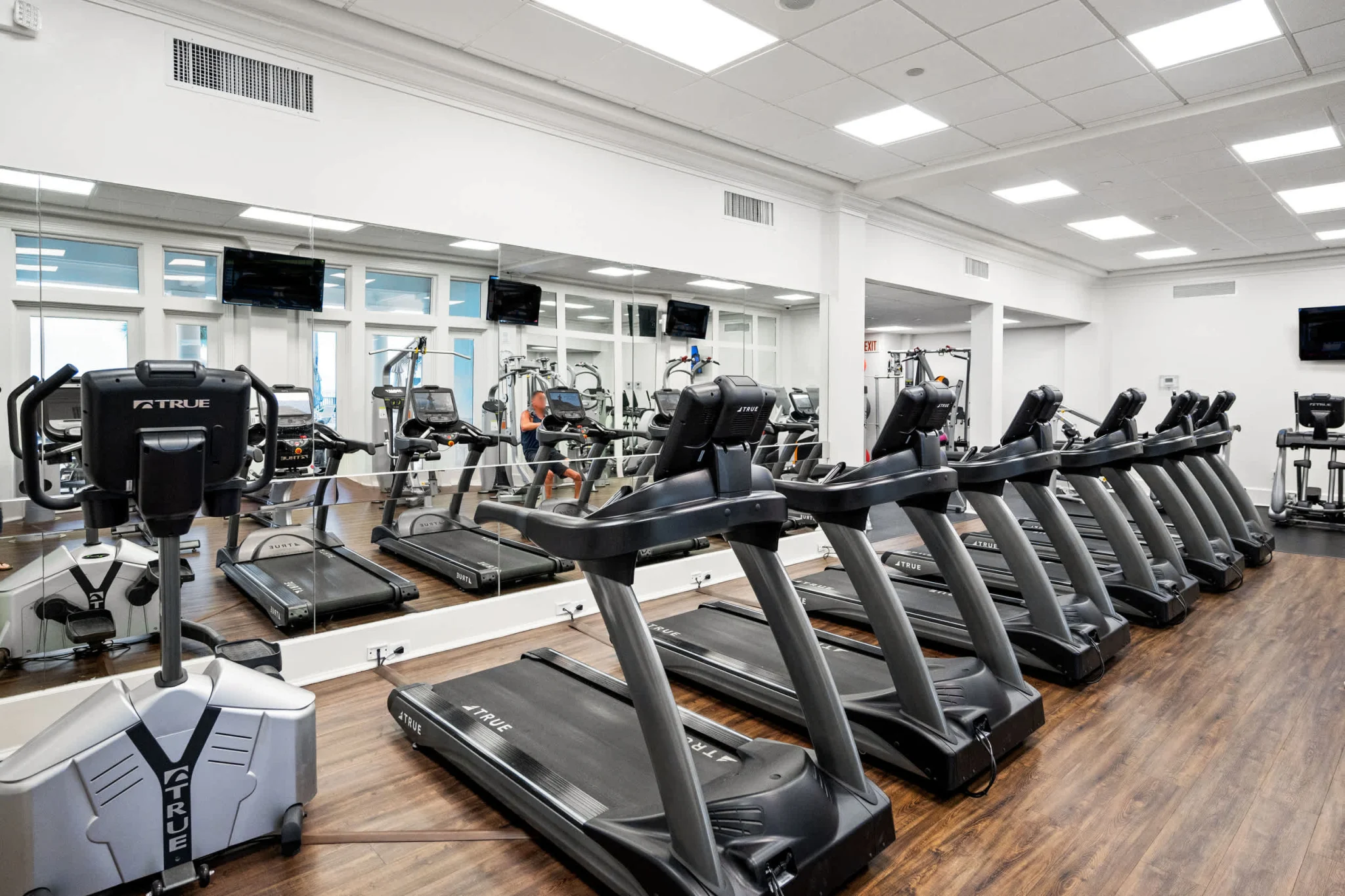 Resort fitness center, High Tide Penthouse