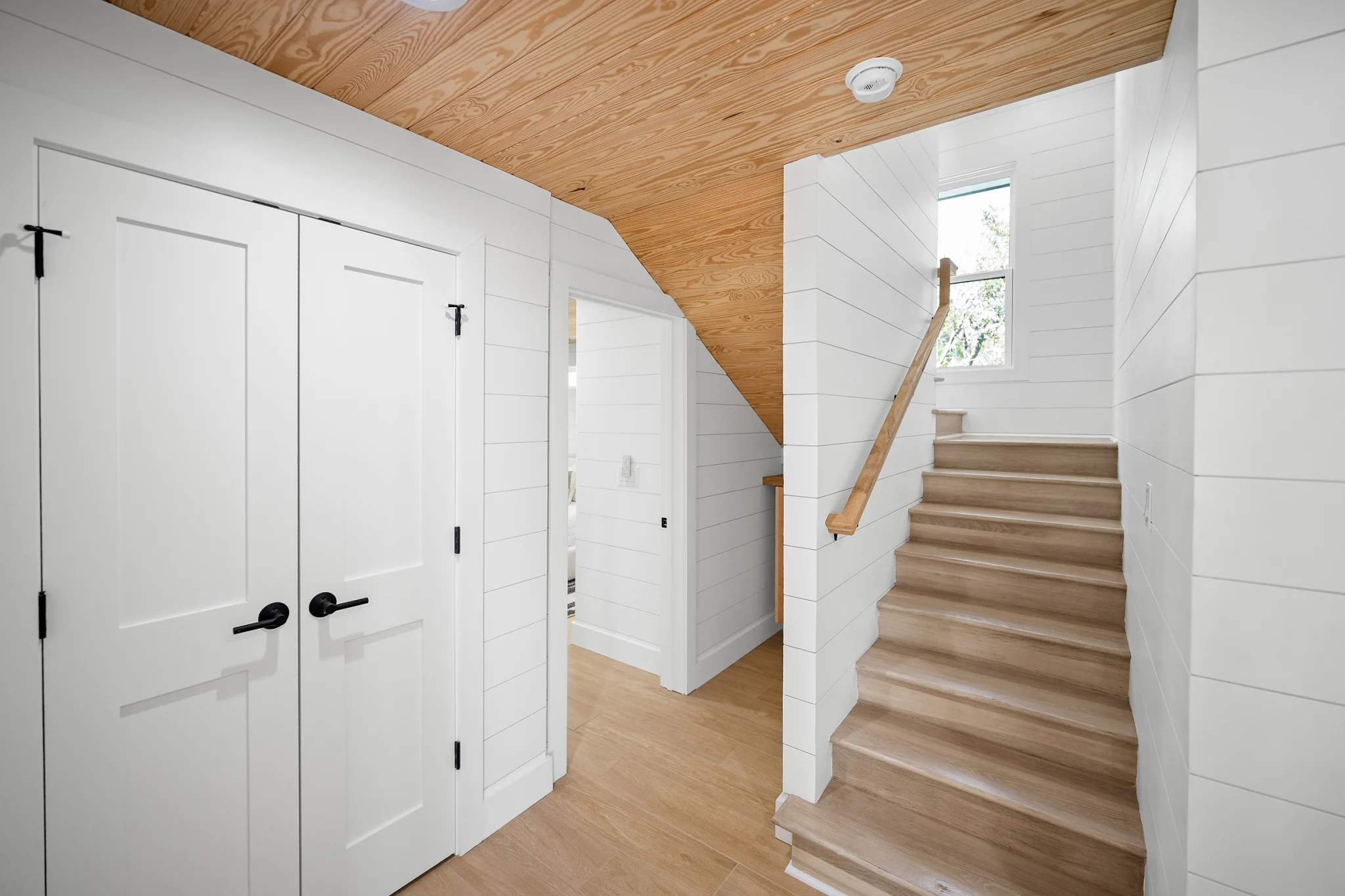 Stairs to the top floor, Love Shack