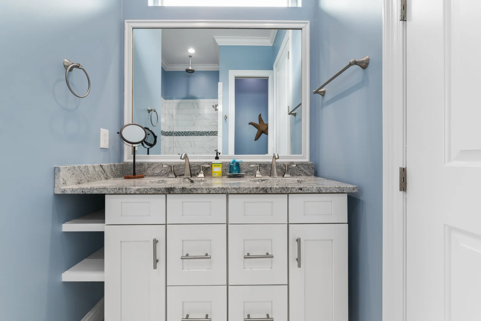 Bathroom vanity with mirror, Sea Bliss