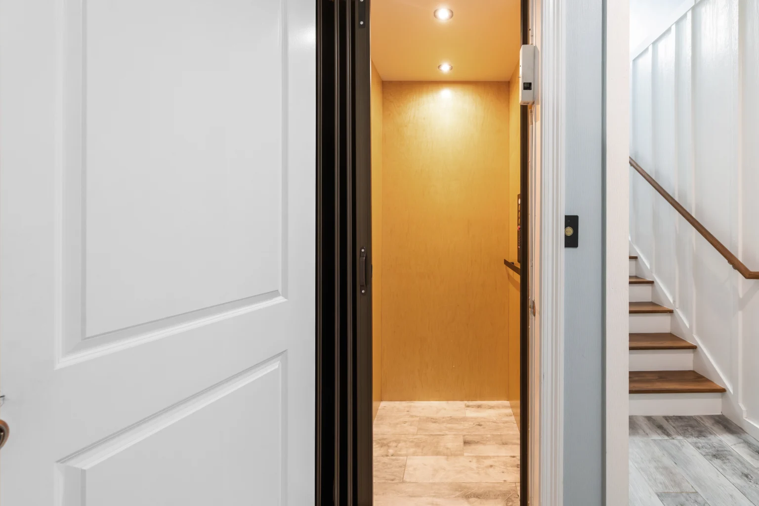 Elevator beside the stairs (by request), Sea Bliss