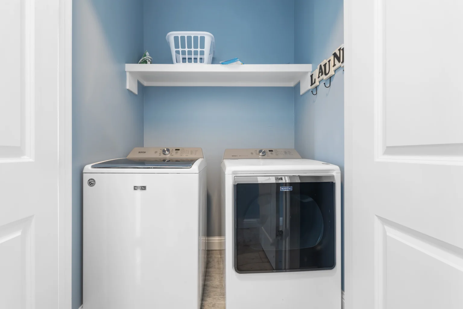 Laundry room with washer and dryer, Sea Bliss