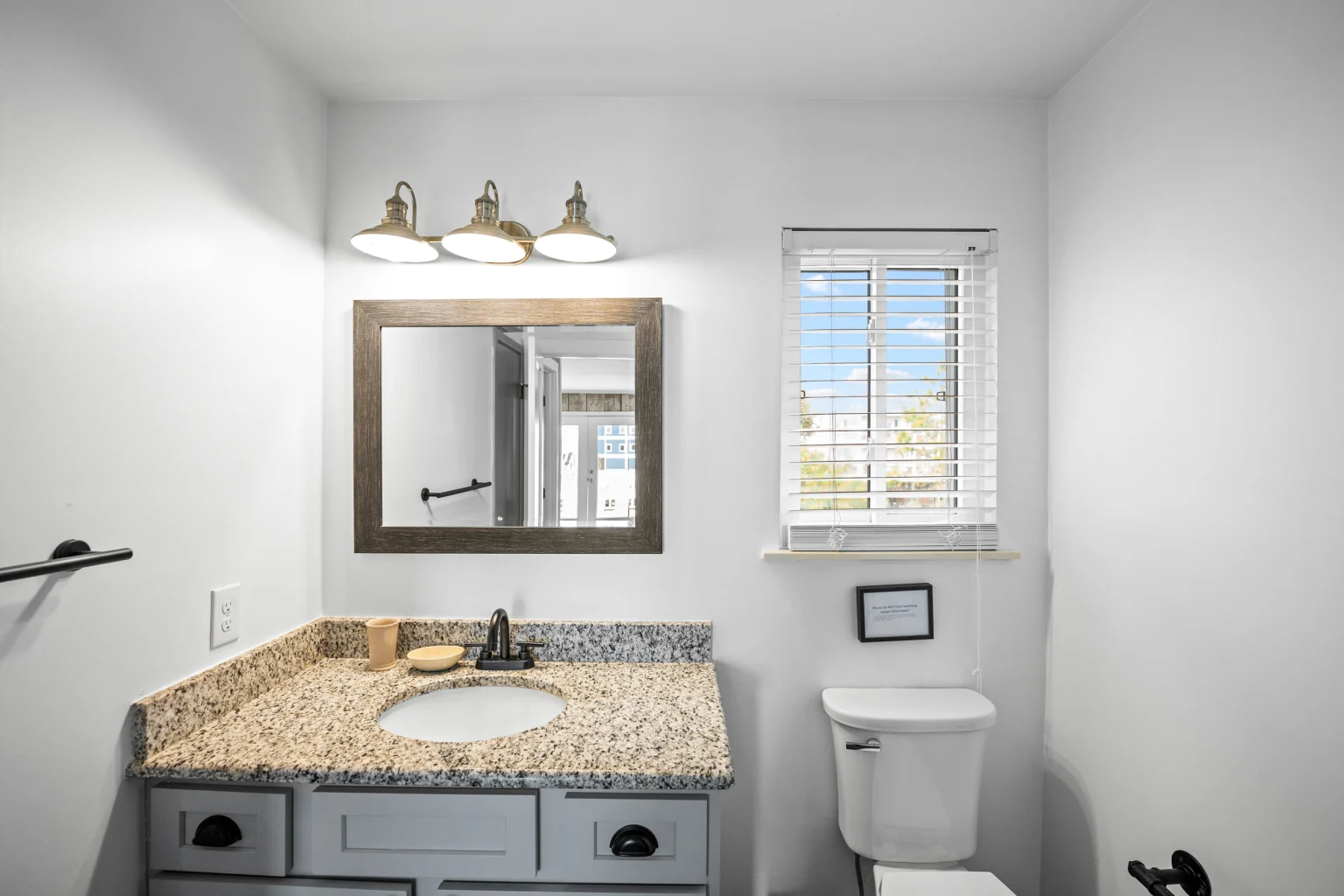 Bathroom with granite vanity, Sea Forever