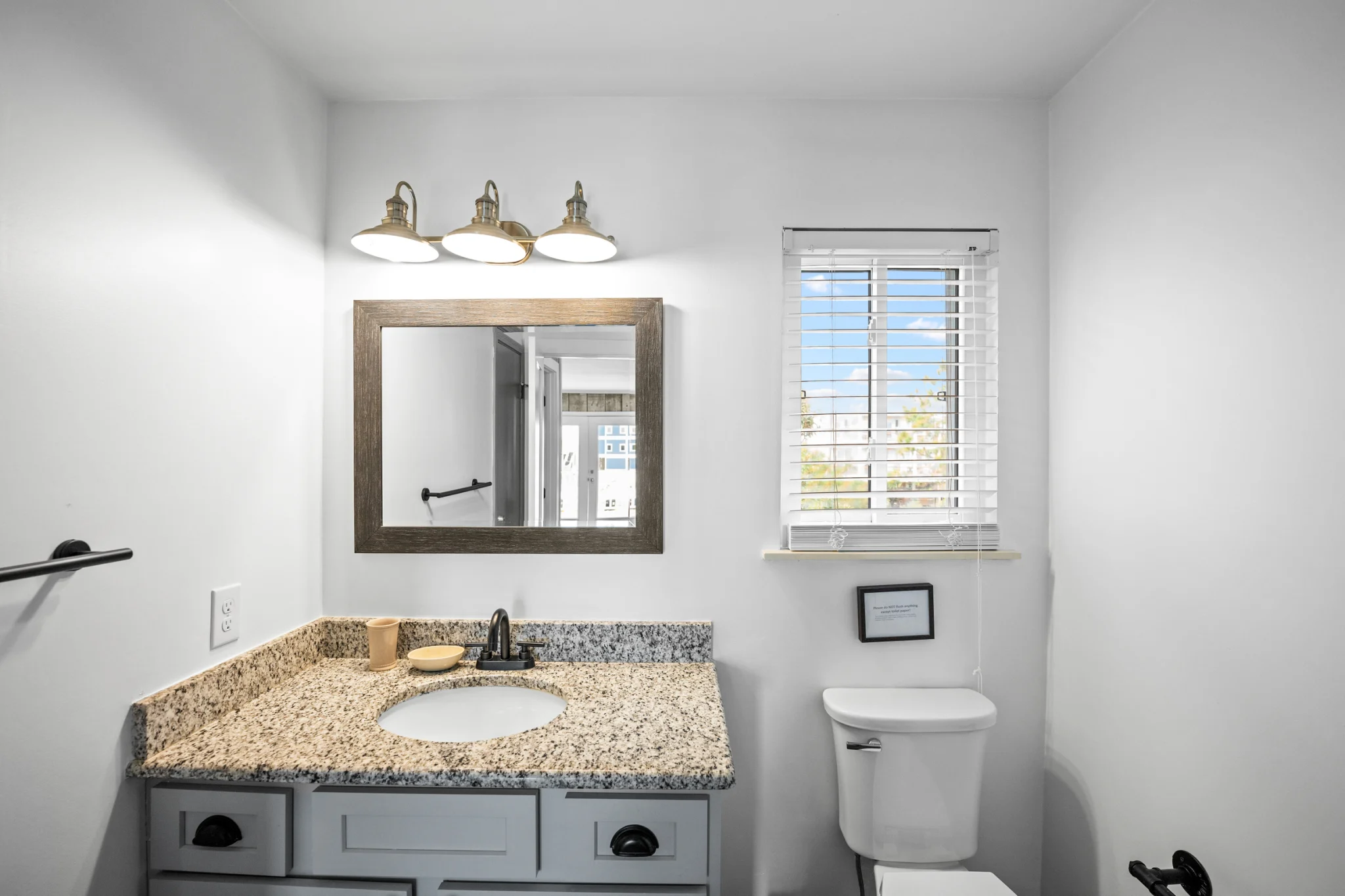 Bathroom with granite vanity, Sea Forever