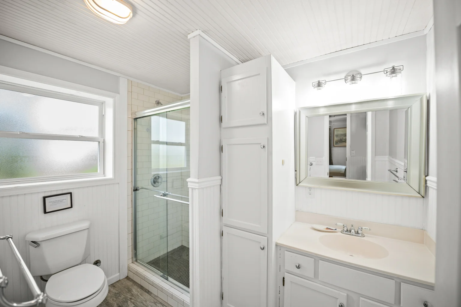 Bathroom with glass shower, Sea Forever