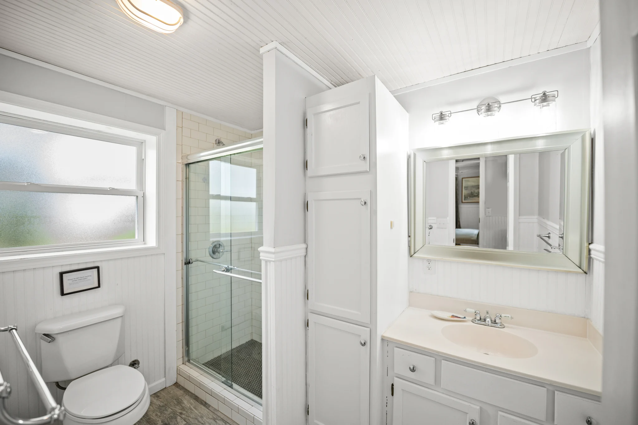 Bathroom with glass shower, Sea Forever