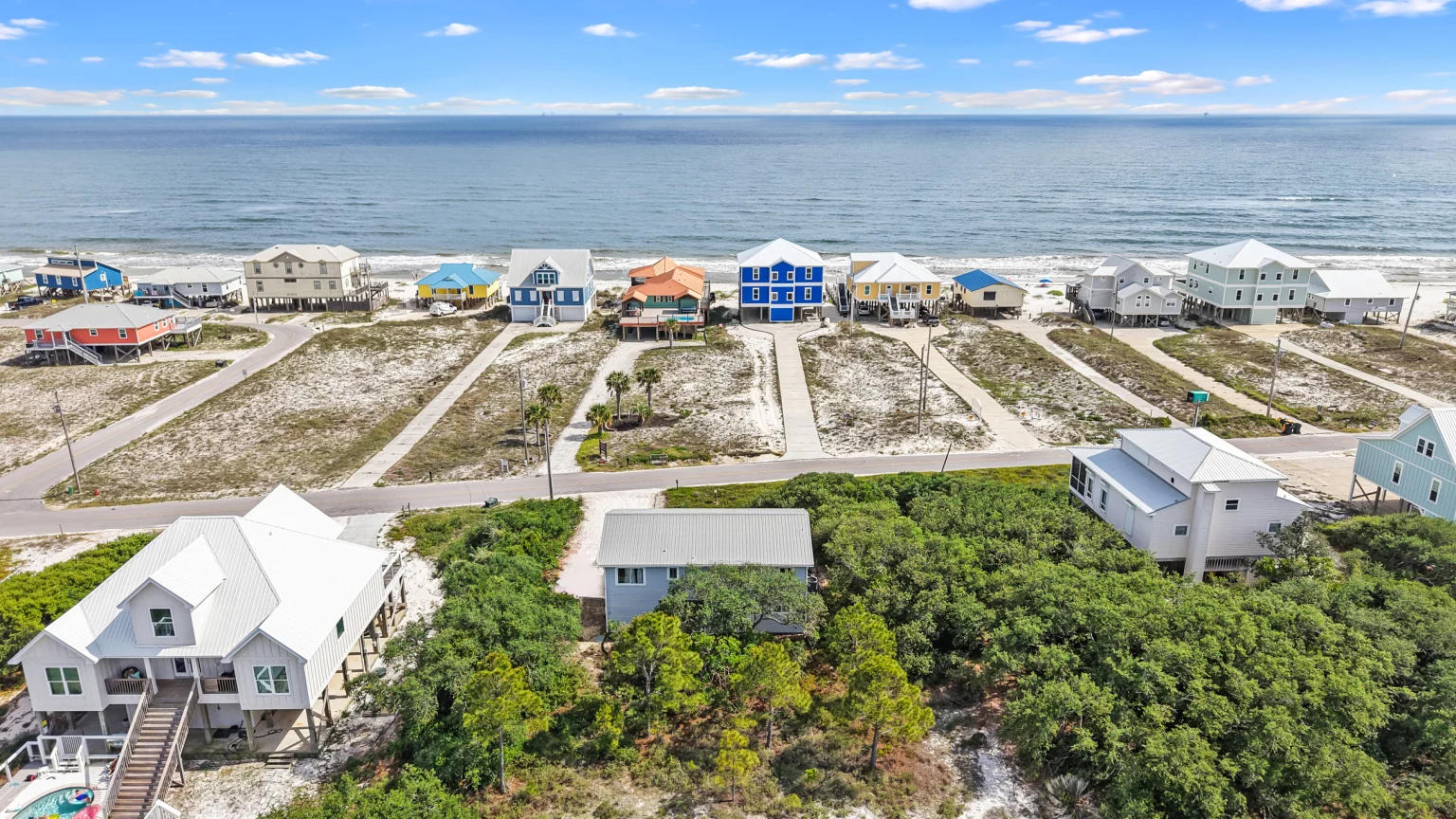 Neighborhood and Gulf from the air, Sea Forever